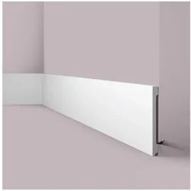 NOEL & MARQUET NMC FD20S WALLSTYL Sockelleiste Zierleiste Stuckleiste 2 m 200 cm x 1,8 cm x 20 cm Weiß