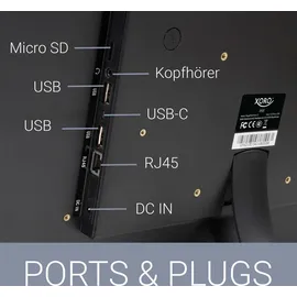 Xoro MegaPAD 2154 V7 5G 21,5" 2023 4 GB RAM 64 GB Schwarz