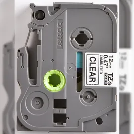 Brother TZE-131 laminiert schwarz auf transparent 1,2cm x 8m