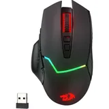 Redragon M690 PRO Kabellose Gaming-Maus, 8000 DPI kabelgebundene/kabellose Gaming-Maus mit Schnellfeuertaste, 8 Makro-Tasten, ergonomisches Design für PC/Mac/Laptop