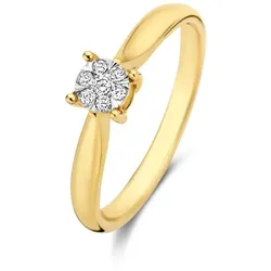Isabel Bernard Ring De la Paix Hanaé - 585 gold diamant 0.08 karat 48 Damen 