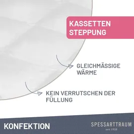 OTTO home Daunenbettdecke + 3-Kammer-Kopfkissen OTTO HOME "Lasse, Bettdecke 135x200 cm, 155x220 cm, Made in Green", weiß, B/L: 135cm x 200cm Anzahl Teile 1, B/L: 80cm x 80cm Anzahl Teile 1, Bezug: Baumwolle Füllung: Entendaune/-feder, normal, Bettdecken Bezug: 100% 