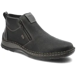 Schwarze Stiefeletten Rieker Gefütterte Herrenschuhe, 42