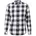 Gingham Twill Langarmhemd Whisper White Slim Fit M