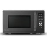 Toshiba MW3-AG20PE(BK) Mikrowellen mit Grill 20L 3-in-1 Mikrowellenherd, Chef-Abtauung, Mikrowelle, Grill, Kombi, 5 Leistungsstufen, 8 Automatikprogrammen, Einfacher Reinigung, Schwarz
