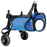 ZXDRYBHD Hunde Rollstuhl, Hunderollstuhl für die Hinterbeine, Hilfe für Behinderte Haustiere mit Täglichen Hilfsmitteln zur Genesung und zum Gehen(XS)