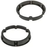 tomzz Audio 2857-025 Lautsprecherringe Adapter Halterungen kompatibel mit VW Transporter T5 T6 Tür vorn für 200mm Lautsprecher