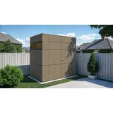 BERTILO Gartenhaus HPL Mini - 6 mm Milano Grigio
