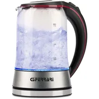 G3 Ferrari G10163 Wasserkocher aus Glas "Vidro", 1,7 Liter,