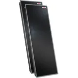 2x Wolf Hochleistungs-Sonnenkollektor TopSon F3-1, 4,6 m2, schwarzgrau