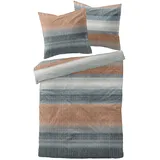 Traumschlaf Bettwäsche Elverum blau | Gr.: 155 x 220 + 80 x 80 cm