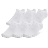 Under Armour Essential No Show Funktionssocken 6er Pack Weiß 38-42