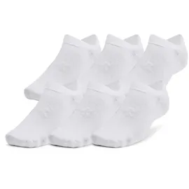 Under Armour Essential No Show Funktionssocken 6er Pack Weiß 38-42