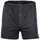 yourbasics Herren Jersey-Boxershorts, 3er Pack - Cotton, Eingriff mit Knopf, Muster, Multipack SchwarzMix XL