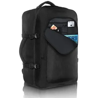 EVERYDAY SAFARI RYANAIR geeignetes Handgepäck 55x40x20 cm Maße erfüllen Bestimmungen, Kabinengepäck, Reiserucksack, Reisegepäck, Koffer-Tasche schwarz