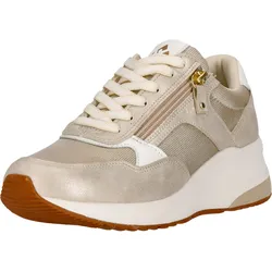 Sneaker WHISTLER "Harmonia", Gr. 37, bunt (silberfarben, beige), Polyurethane, Kunstfaser, casual, Schuhe, mit rutschfesten Sohlen