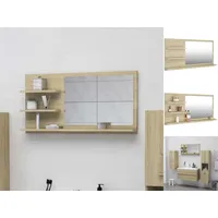 VidaXL Badspiegel Sonoma-Eiche 90x10,5x45 cm Spanplatte