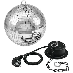 EUROLITE Spiegelkugel 20cm mit MD-1015 Motor