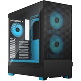 Fractal Design Pop Air RGB Cyan Core TG Clear Tint, Glasfenster (FD-C-POR1A-02)