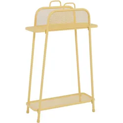 MWH Balkonregal Shelfo gelb 65,5x27x105,5 cm elotherm beschichtet