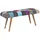 KADIMA DESIGN Sitzbank Samt Bunt 117 x 51 x 38 cm