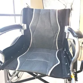 Antar Leichter Rollstuhl AT52301 faltbar grau/schwarz