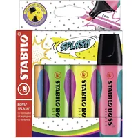 Stabilo Textmarker - STABILO BOSS SPLASH - 4er Pack