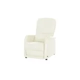 HIMOLLA Fernsehsessel 7568 Leder 77 x 110 x 93 cm Creme elektrisch