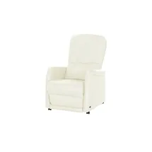 HIMOLLA Fernsehsessel 7568 Leder 77 x 110 x 93 cm Creme elektrisch