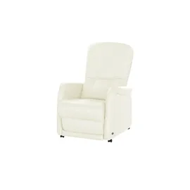 HIMOLLA Fernsehsessel 7568 Leder 77 x 110 x 93 cm Creme elektrisch