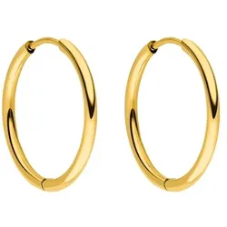 Purelei Ohrringe Sleeky mit praktischem Clip-Verschluss Gold Damen 