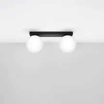 Sollux Yoli 2 2xG9 kugelförmig schwarz