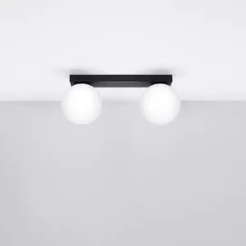 Sollux Yoli 2 2xG9 kugelförmig schwarz