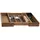 Excellent Houseware Besteckkasten Braun