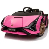 TPFLiving Elektro-Kinderauto Lamborghini Sian pink