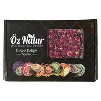 Öz Natur | Turkish Delight Lokum mit Pistazien, Rosenblättern 500g