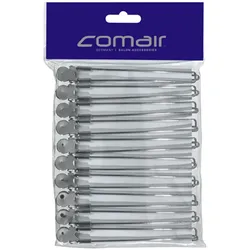 Comair Haarschneideklammer 10er Karte 12,5 cm Chrom