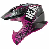 Broken Head Crosshelm Squadron Rebelution V3 Camouflage-Grau-Pink