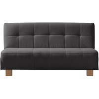 Novel Schlafsofa Juice, Anthrazit, Textil, Eiche, Uni, 2-Sitzer, 165x92x102 cm, Stoffauswahl, Schlafen auf Sitzhöhe, Kinder- & Jugendzimmer, Jugendmöbel, Jugendsofas