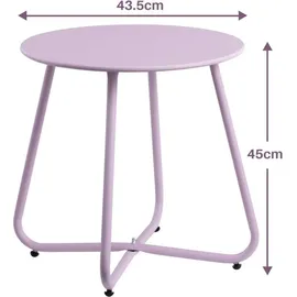 Gartentisch Ø 0 x 0 cm Lila