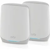 Netgear Orbi Wi-Fi 6, 760 Serie, AX5400, RBK762S, Router Satellit Set, 2er-Bundle (RBK762S-100)