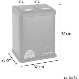 Svita TC2X8 16 l Schwarz