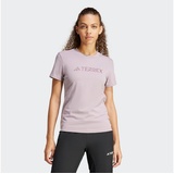 adidas Terrex Damen Classic Logo T-Shirt - rosa - M