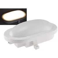 ChiliTec Oval-Armatur 12W IP44 grau