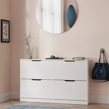 Vicco Luca 116,6 x 72,5 x 22 cm mit 4 Fächern / weiß