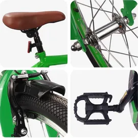 vidaXL Kinderfahrrad 18 Zoll grün