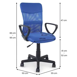 Idimex JOGO Netzstoff Blau