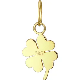 ELLI PREMIUM Kleeblatt Gold 585