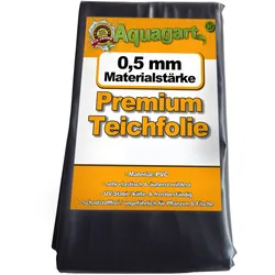 Teichfolie PVC 9m x 2m 0,5mm schwarz Folie für den Gartenteich