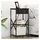 vidaXL Nachtschrank 41 x 31 x 76 cm Schwarz